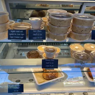 a variety of baked goods