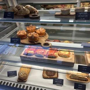 a variety of baked goods