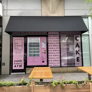 the outside of the store