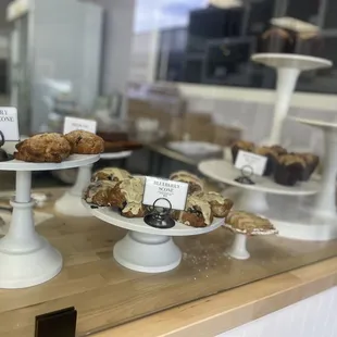 Scones and muffins.