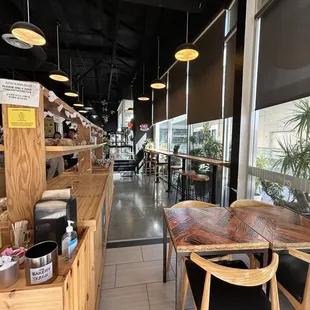 Seating and bakery item display