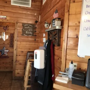 Inside restaurant