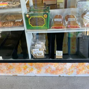 a variety of baked goods