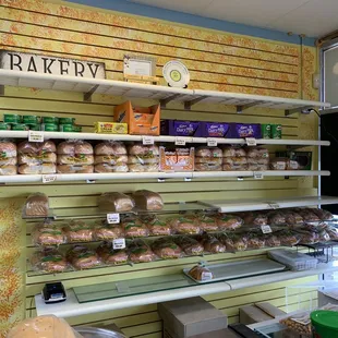 Specialty chocolates and fresh baked goods.