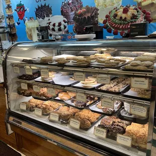 a variety of baked goods