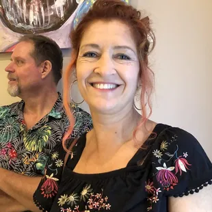 Maria the curator in charge of the artwork