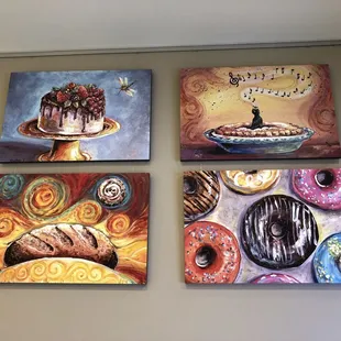 Some of Maria's artwork