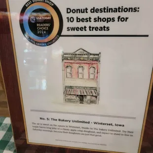 Recently named a Top 10 Bakery in the USA