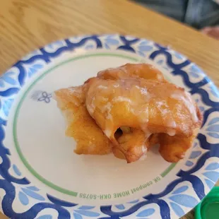 An amazing apple fritter