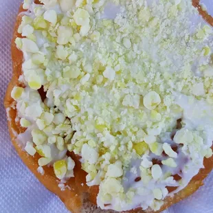 Lemon pie donut - yum!