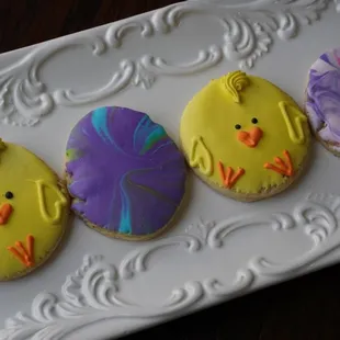 Cute Easter sugar cookies