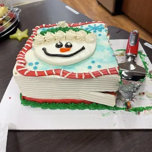 Paula's birthday cake with raspberry filling