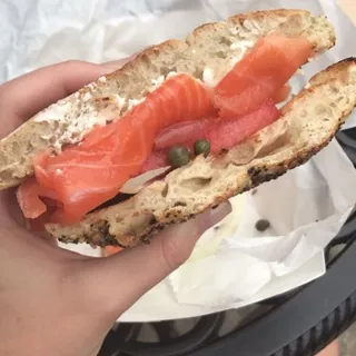 Smoked Salmon Special Sandwich