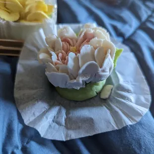 Bean paste walnut pecan cookie