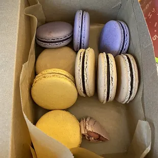Ube, salted caramel, chocolate passion fruit, &amp; strawberry lychee