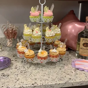 Boozie Cupcakes with Shooters!