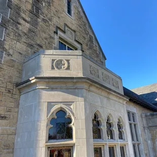 Beautiful stone work outside