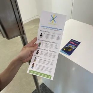 The Lego person scavenger hunt