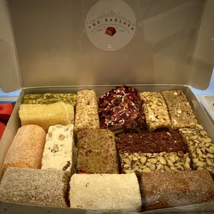 A variety of Turkish Delights