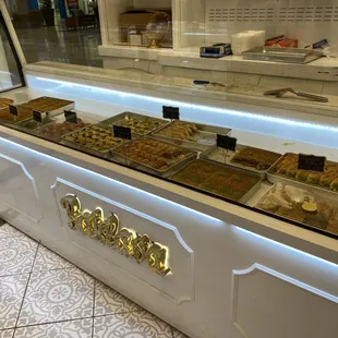 Variety of baklava