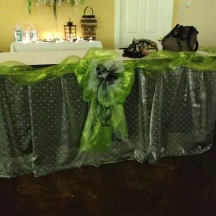 Bar decor for wedding!