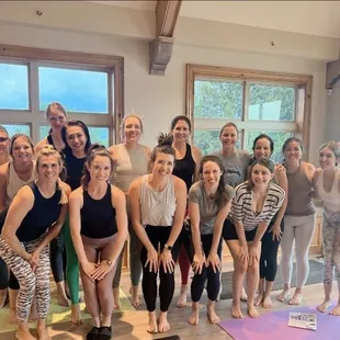 Private pilates event at Lionsgate Clubouse