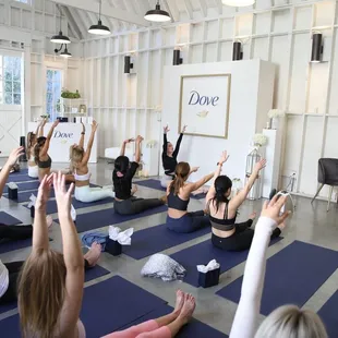 TBB pop up class for Dove