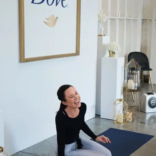TBB pop up class for Dove