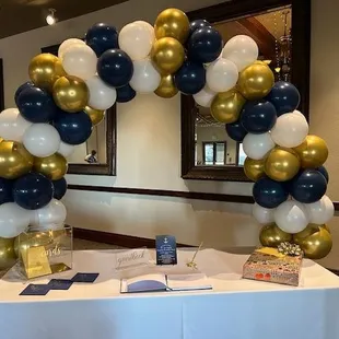 This was one of many arrangements Candice did for my party.