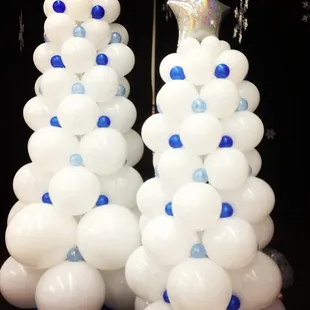 Balloon Christmas Trees