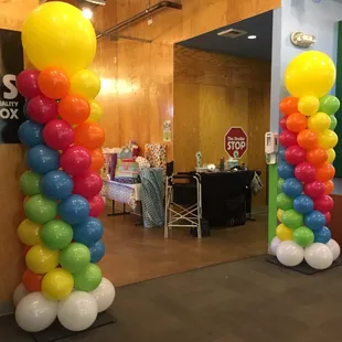 Rainbow columns!