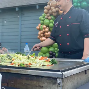 Birthday balloon arch