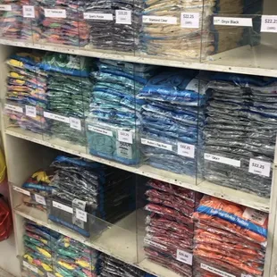 A huge selection of balloons