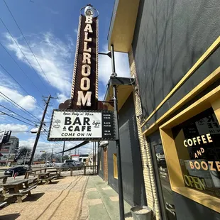 the outside of the building