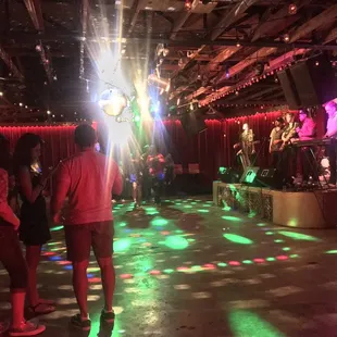 people dancing on the dance floor