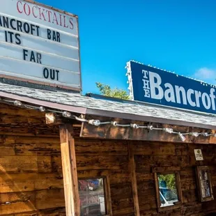 the front of the restaurant