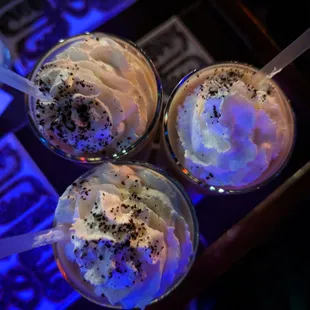 Frozen irish coffees!