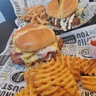 Cordon Blue and Classic Chicken sandwich