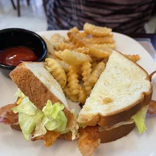 BLT with fries.