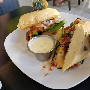 Chicken Parm sandwich special.