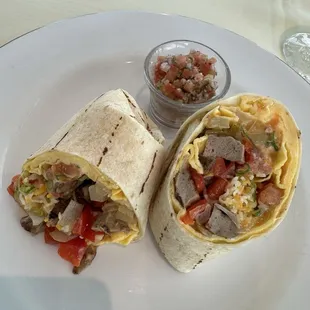 Breakfast burrito! A+