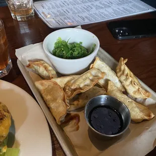 a plate of food on a table