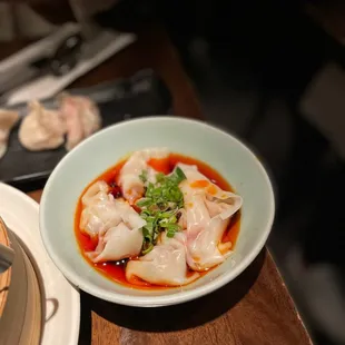 Wonton in Chili Oil