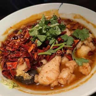 Fish Fillet in Chilli Oil