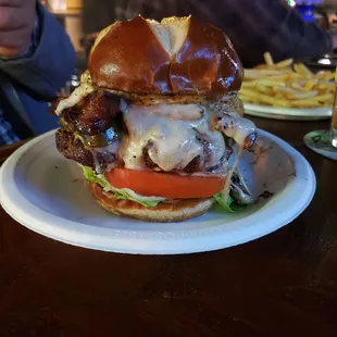 Burger Fry and Beer special for $12, no frozen pre-made patties here, hand formed and made to order!