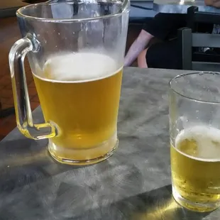 Had pitchers of bud light