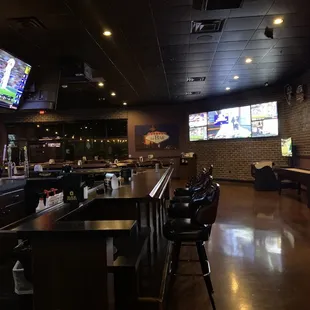 Clean bar area