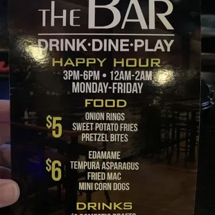 HH menu!