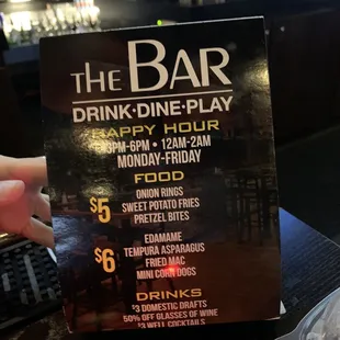HH menu!