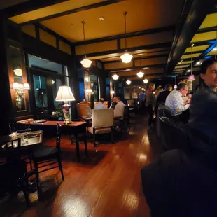 people sitting at tables